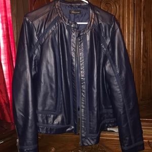 Cute faux leather jacket!